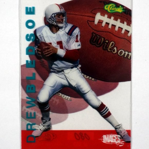 Classic Images Drew Bledsoe Acetate Preview Hand #'d 80/300 SSP Patriots  NM/MT - Picture 2 of 3